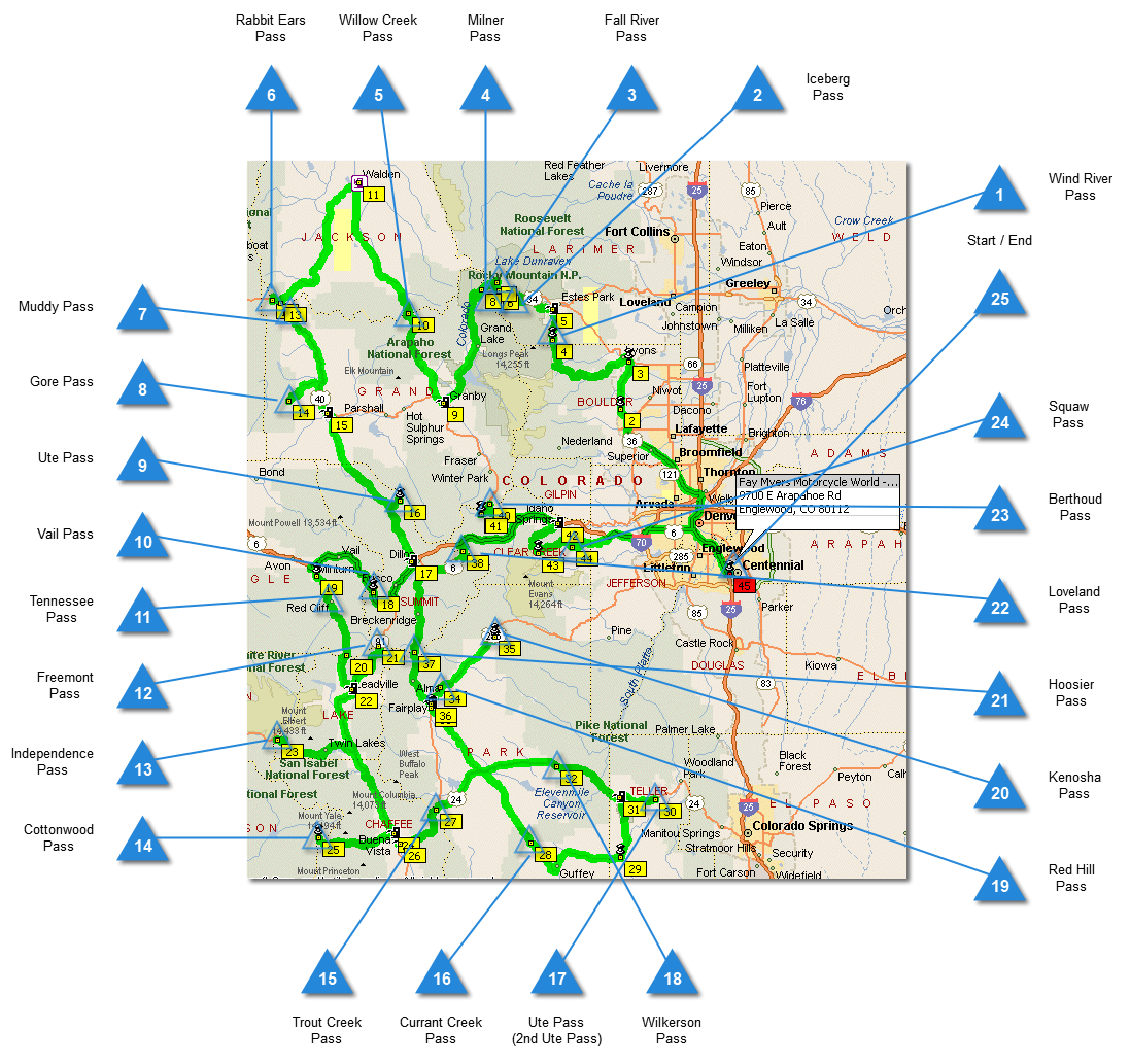 24 Passes in 24 Hours Map  (27-Aug-2005)